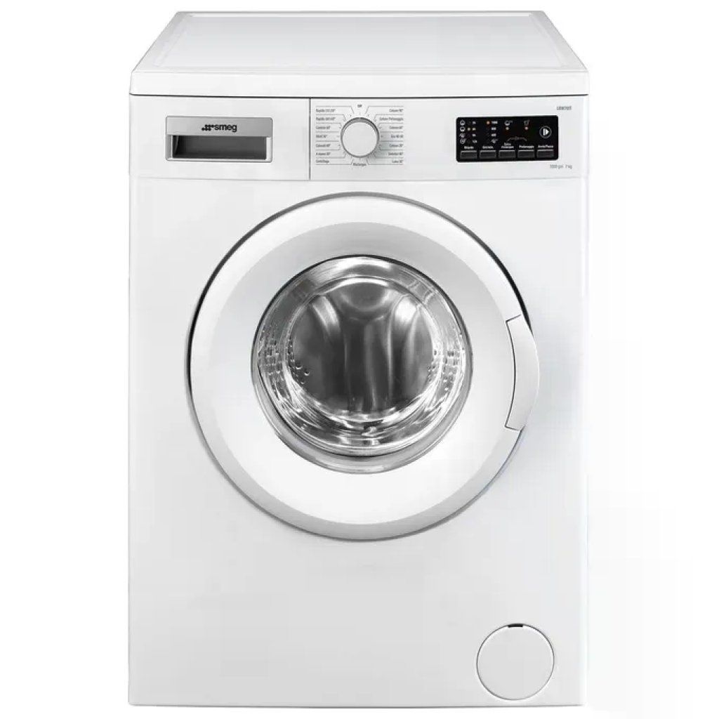 SMEG Lavatrice Smeg LBW70IT a carica frontale, 7 kg, 1000 giri/min, classe D, bianca