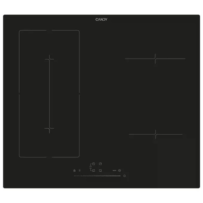 Candy CIES64MCA Piano cottura a induzione 59 cm, 4 zone, nero