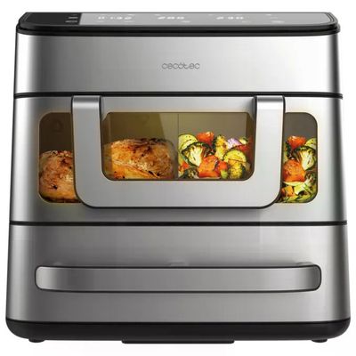 Cecotec FoodCourt 18000 4P Friggitrice ad Aria 18 L con Forno Pizza
