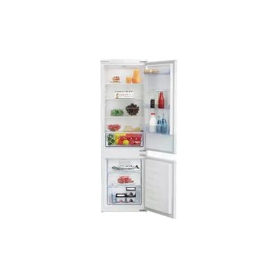 Beko BCSA285K4SN1 Frigorifero Combinato da Incasso, 271 L, Classe E, Bianco