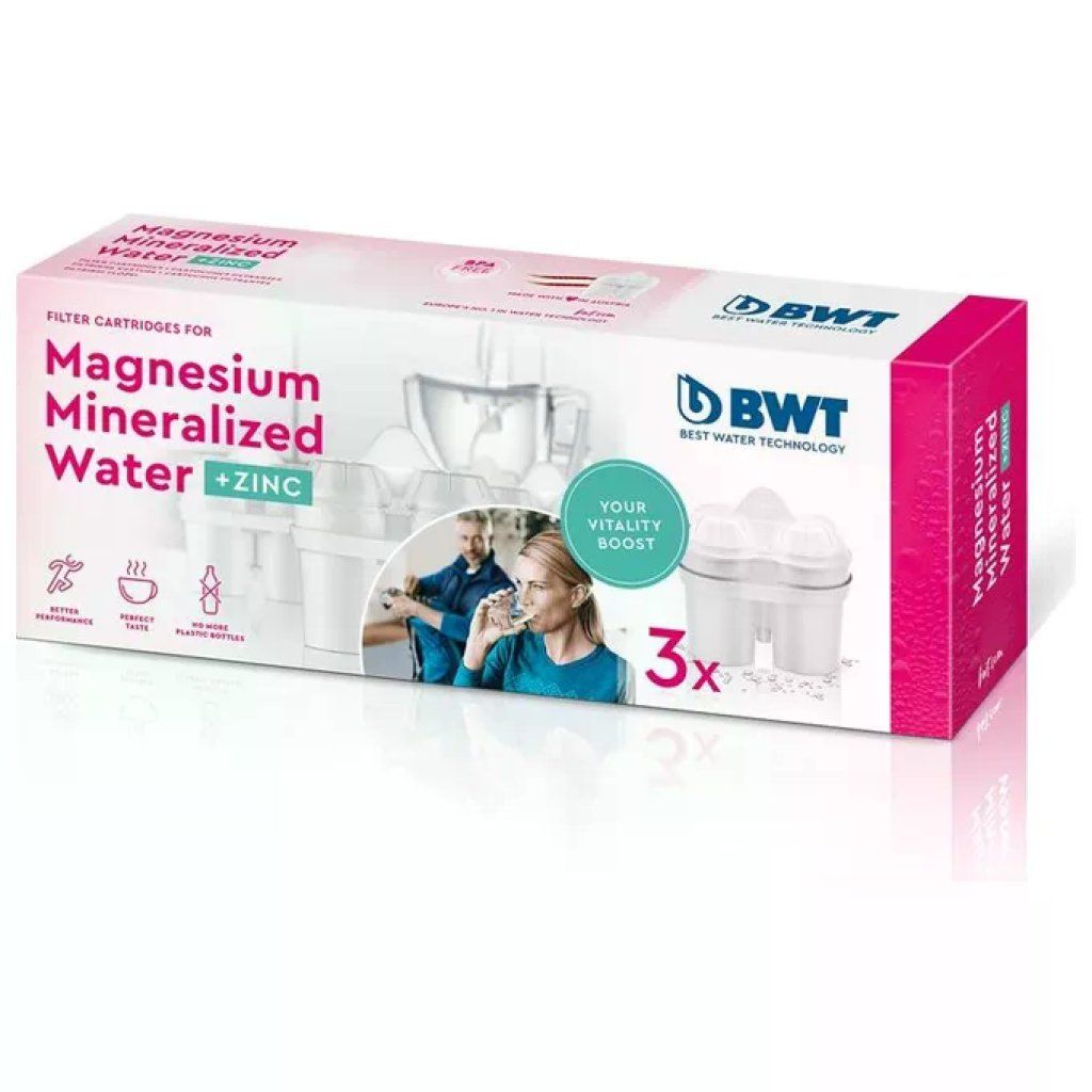 BWT Zinc + Magnesium – 3 cartucce filtro acqua
