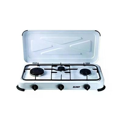 VIGOR-BLINKY VIGOR 98010-03 Fornello GPL a 3 Fuochi con Coperchio