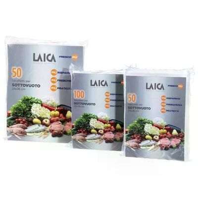 Laica VT3500 Sacchetti Sottovuoto Goffrati 28 x 36 cm, 50 Pezzi