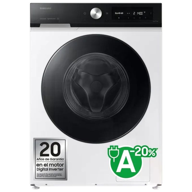 Samsung WW11DB7B94GEU3 Lavatrice Bespoke AI 11 kg, Classe A, 1400 giri/min, Bianca Samsung WW11DB7B94GEU3 Lavatrice Bespoke AI 11 kg, Classe A, 1400 giri/min, Bianca