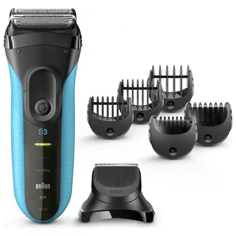 Braun Series 3 3010BT Rasoio Elettrico Uomo Wet & Dry Blu Braun Series 3 3010BT Rasoio Elettrico Uomo Wet & Dry Blu