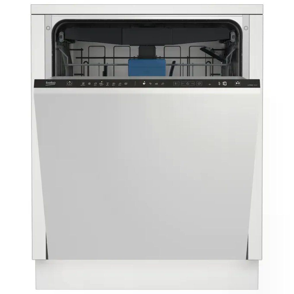 Beko BDIN38540 B300 Lavastoviglie da Incasso Totale, 15 Coperti, Classe C, 42 dB, 8 Programmi