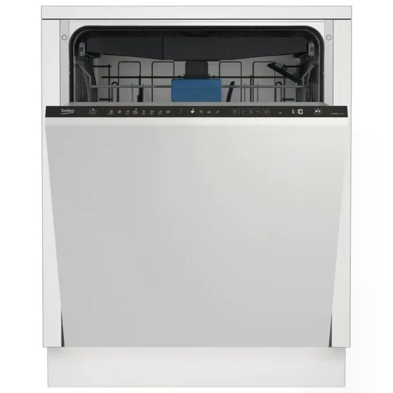 Beko BDIN38540 B300 Lavastoviglie da Incasso Totale, 15 Coperti, Classe C, 42 dB, 8 Programmi
