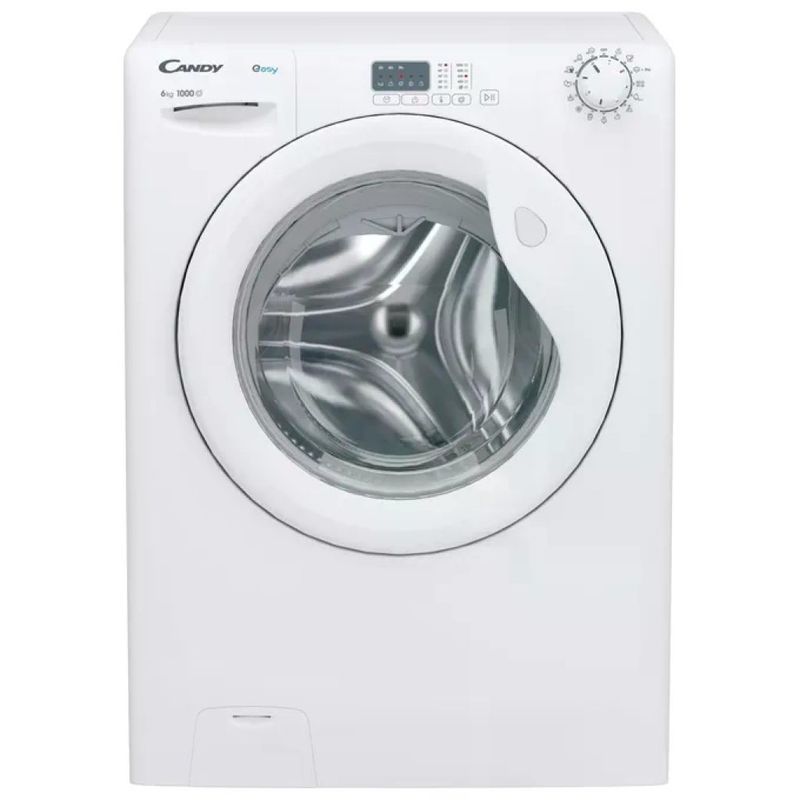 Candy EY4061DW4-1-S Easy Lavatrice Slim 6 Kg 1000 rpm Classe B 15 programmi 77 dB (85x60x48 cm