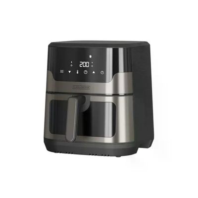Black+Decker BXAF8001E Friggitrice ad Aria 1700W 8 Programmi 8-9 Persone Display Touch 8 Litri