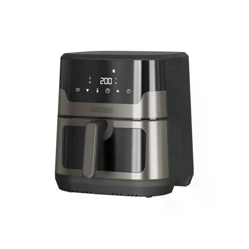 Black+Decker BXAF8001E Friggitrice ad Aria 1700W 8 Programmi 8-9 Persone Display Touch 8 Litri Black+Decker BXAF8001E Friggitrice ad Aria 1700W 8 Programmi 8-9 Persone Display Touch 8 Litri
