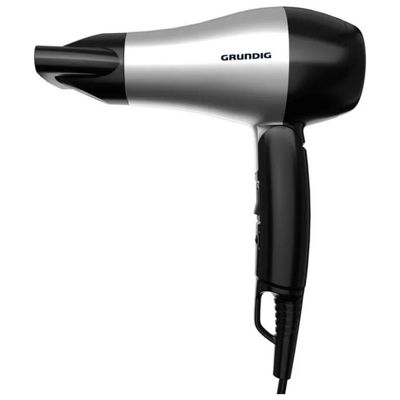 Grundig HD 2200 Asciugacapelli 1200 W Nero e Argento Grundig HD 2200 Asciugacapelli 1200 W Nero e Argento