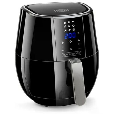 BLACK+DECKER Black and Decker BXAF3500E Friggitrice ad aria 3.5 L 1500W 9 programmi Display Touch colore Nero