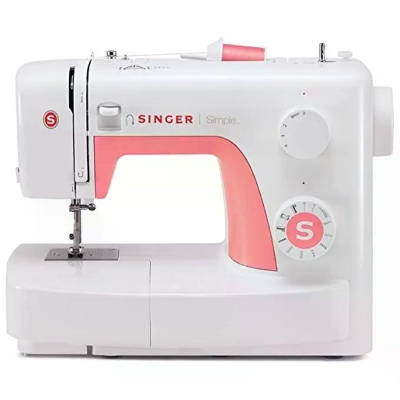 Singer 3210 Simple Macchina da Cucire Meccanica 10 Punti di Cucitura Infila Ago Automatico Braccio