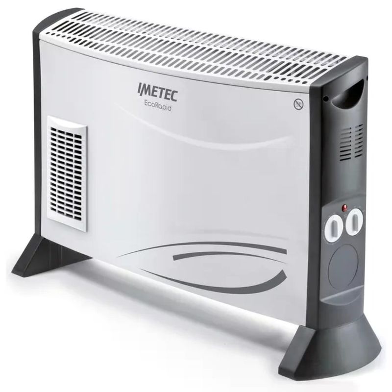 Imetec 4034 Eco Rapid Termoventilatore a Convezione 2000 W 4 Temperature Termostato Meccanico colore Imetec 4034 Eco Rapid Termoventilatore a Convezione 2000 W 4 Temperature Termostato Meccanico colore
