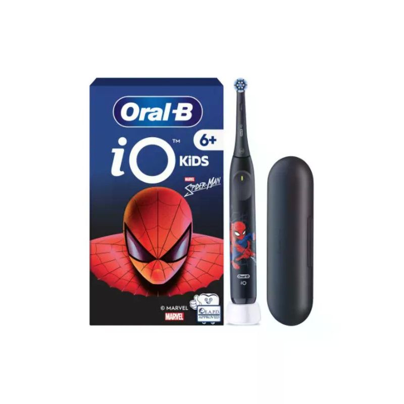 Oral-B IO 2 JUNIOR SPIDERMAN iO Kids Spazzolino elettrico Rotante Bambini 6 Anni 3 modalita' Timer 2 min Oral-B IO 2 JUNIOR SPIDERMAN iO Kids Spazzolino elettrico Rotante Bambini 6 Anni 3 modalita' Timer 2 min