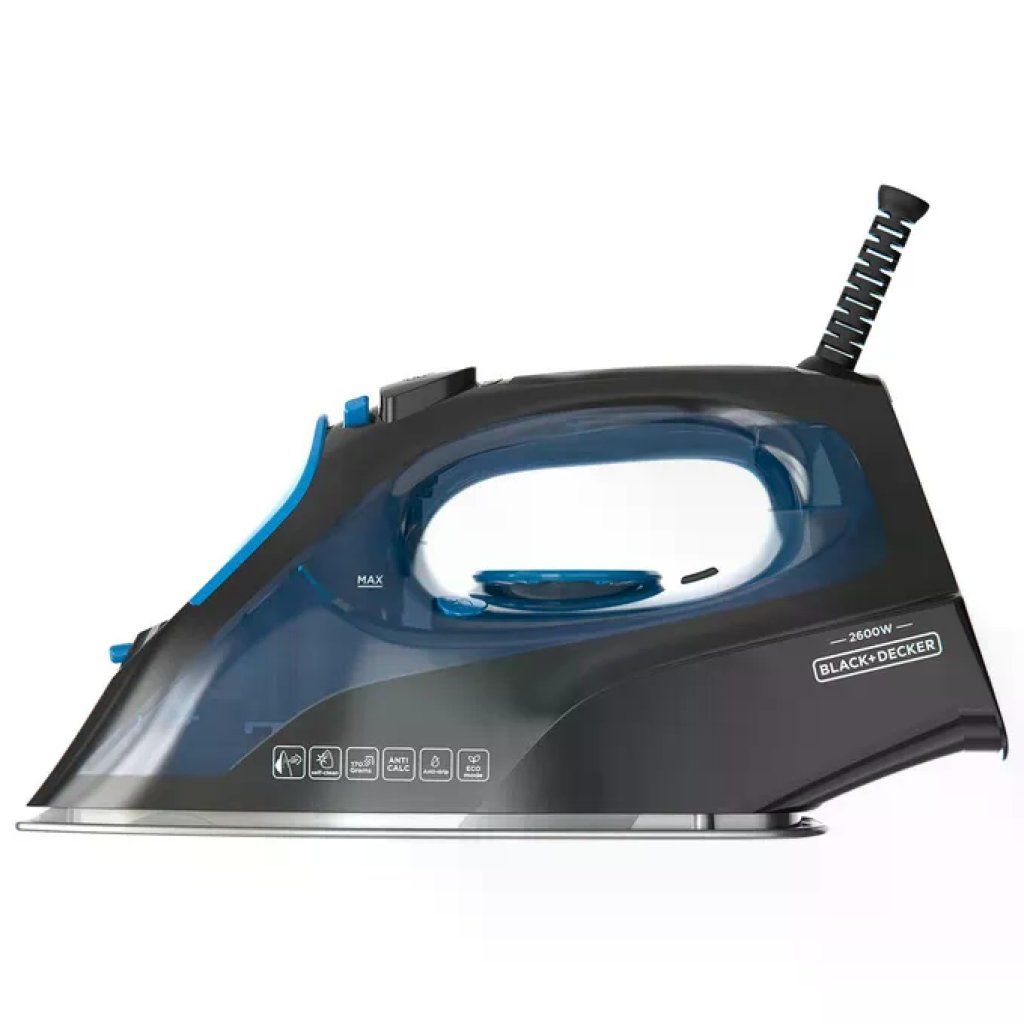 BLACK+DECKER BXIR2605E Ferro da Stiro a Vapore 2600 W