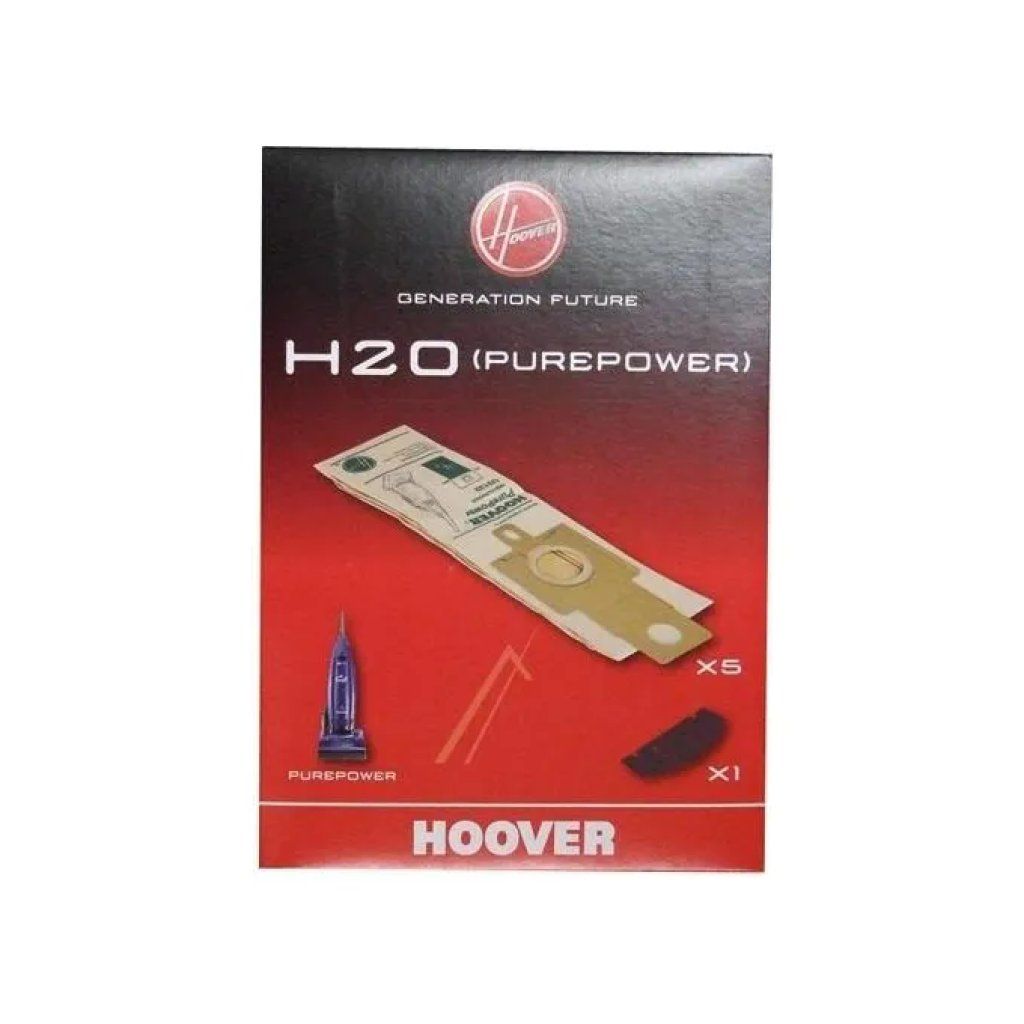 Hoover H20 PurePower – 5 sacchetti e 1 filtro originali