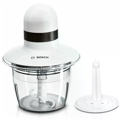 Bosch MMR08A1 Tritatutto Elettrico 0,8 L 400 W lama acciaio inox funzione pulse colore Bianco Antracite