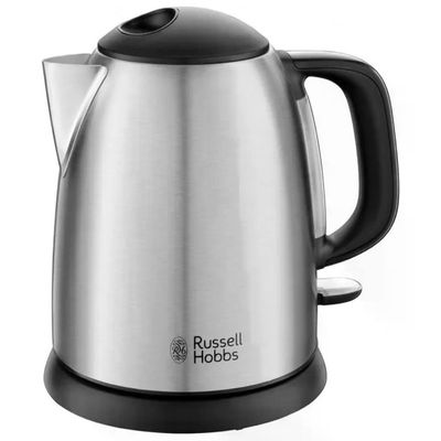 Russell Hobbs Adventure 24991-70 – Bollitore elettrico 1 L, 2400 W, nero e acciaio