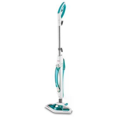 Polti Vaporetto SV450 Double Scopa a Vapore 2 in 1, 1500 W, 13 Accessori, Bianco e Verde Acqua Polti Vaporetto SV450 Double Scopa a Vapore 2 in 1, 1500 W, 13 Accessori, Bianco e Verde Acqua