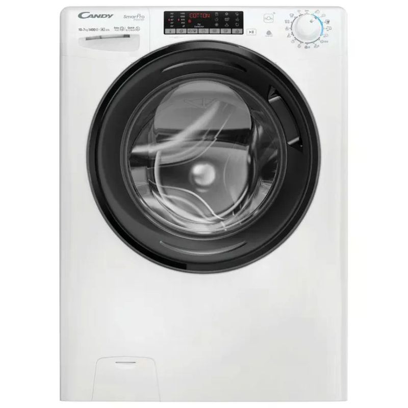 Candy Smart Pro Inverter CSOW41076TWMB0-S Lavasciuga 10/7 kg, 1400 giri, Wi-Fi e vapore
