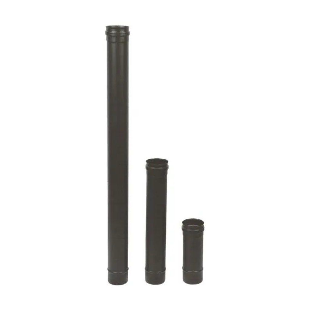 MARAL Tubo fumario MARAL nero 8 cm, 50 cm