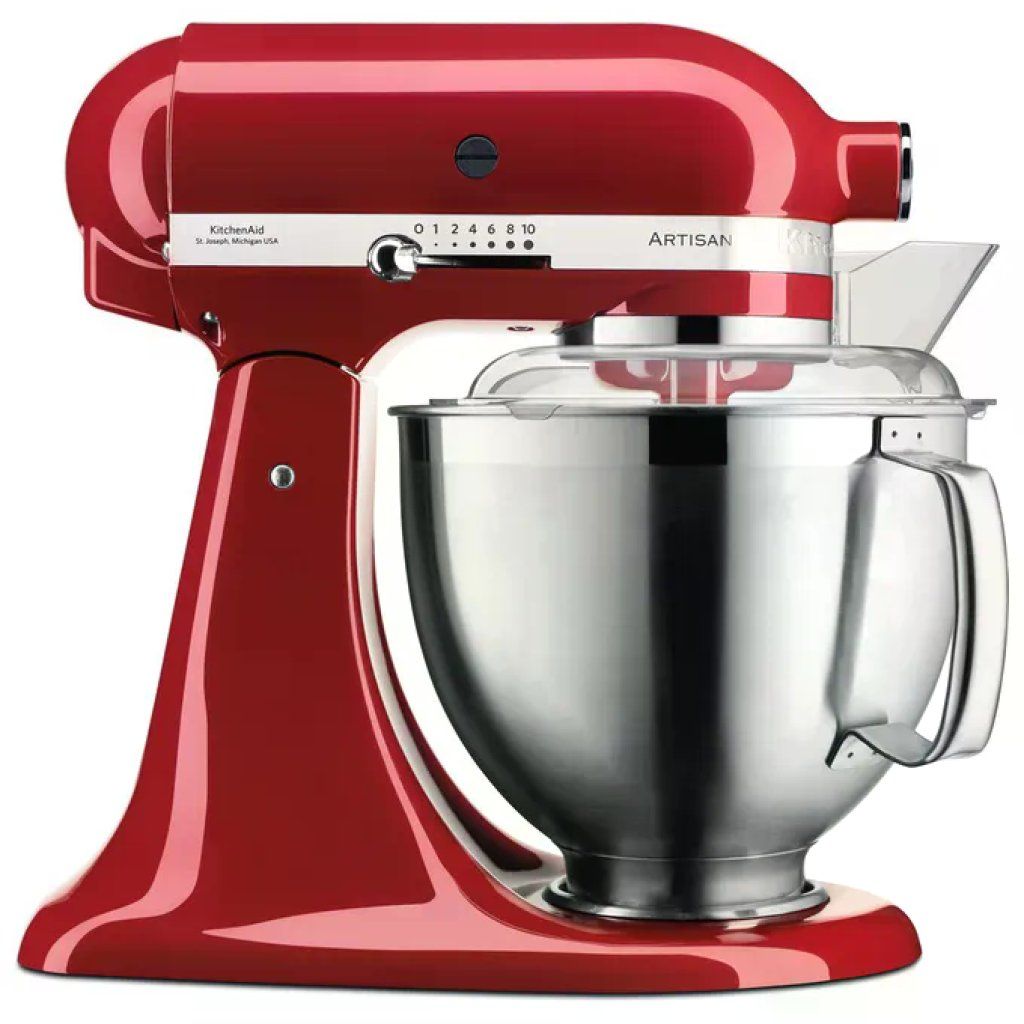KitchenAid Artisan 5KSM185PS Robot da cucina 4,8 L 300 W Rosso Imperiale