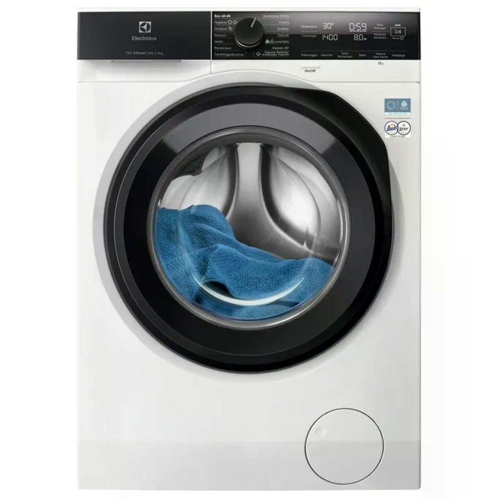 Electrolux EW7F411BG3 Serie 700 Lavatrice Frontale 11 Kg 1400 rpm Classe A Inverter SteamCare 14 Programmi
