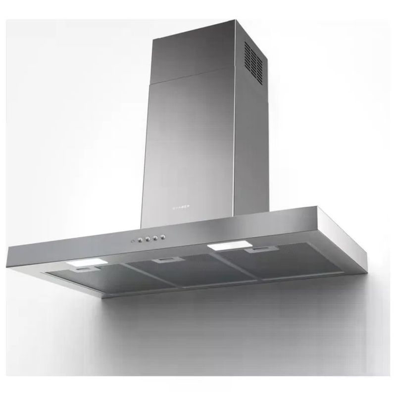 Faber 325.0615.635 Stilo Smart X A90 Cappa a Parete 90 cm 435 m³-h Classe C 68 dB Pulsanti colore Inox
