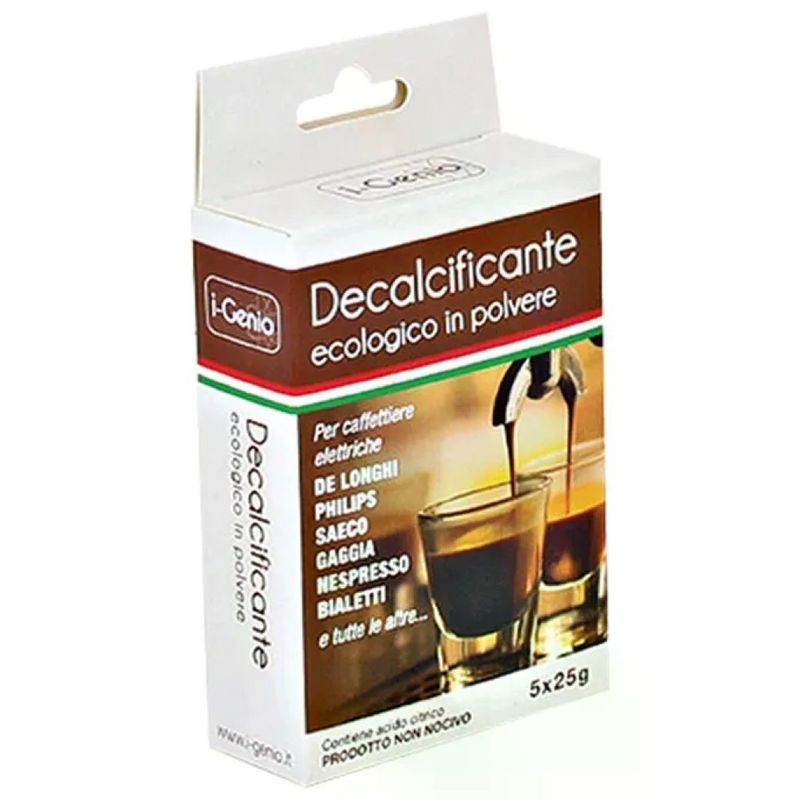 I-GENIO Decalcificante Ecologico in Polvere – 5 Bustine da 25 g I-GENIO Decalcificante Ecologico in Polvere – 5 Bustine da 25 g