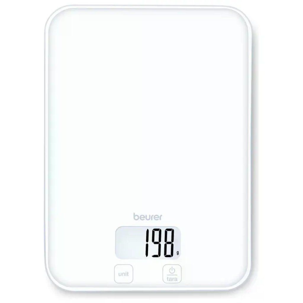 Beurer KS 19 Pure White – Bilancia da cucina elettronica