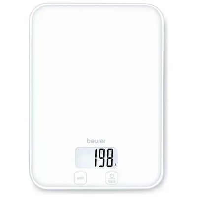 Beurer KS 19 Pure White – Bilancia da cucina elettronica