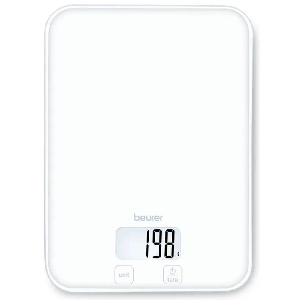Beurer KS 19 Pure White – Bilancia da cucina digitale 5 kg