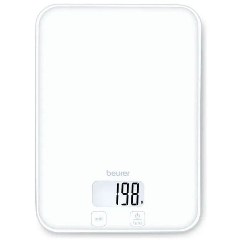 Beurer KS 19 Pure White – Bilancia da cucina digitale 5 kg