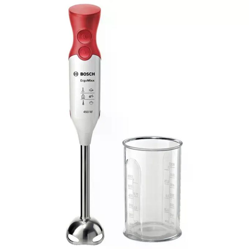 Bosch ErgoMixx MSM64110 Frullatore a Immersione 450 W Rosso e Bianco