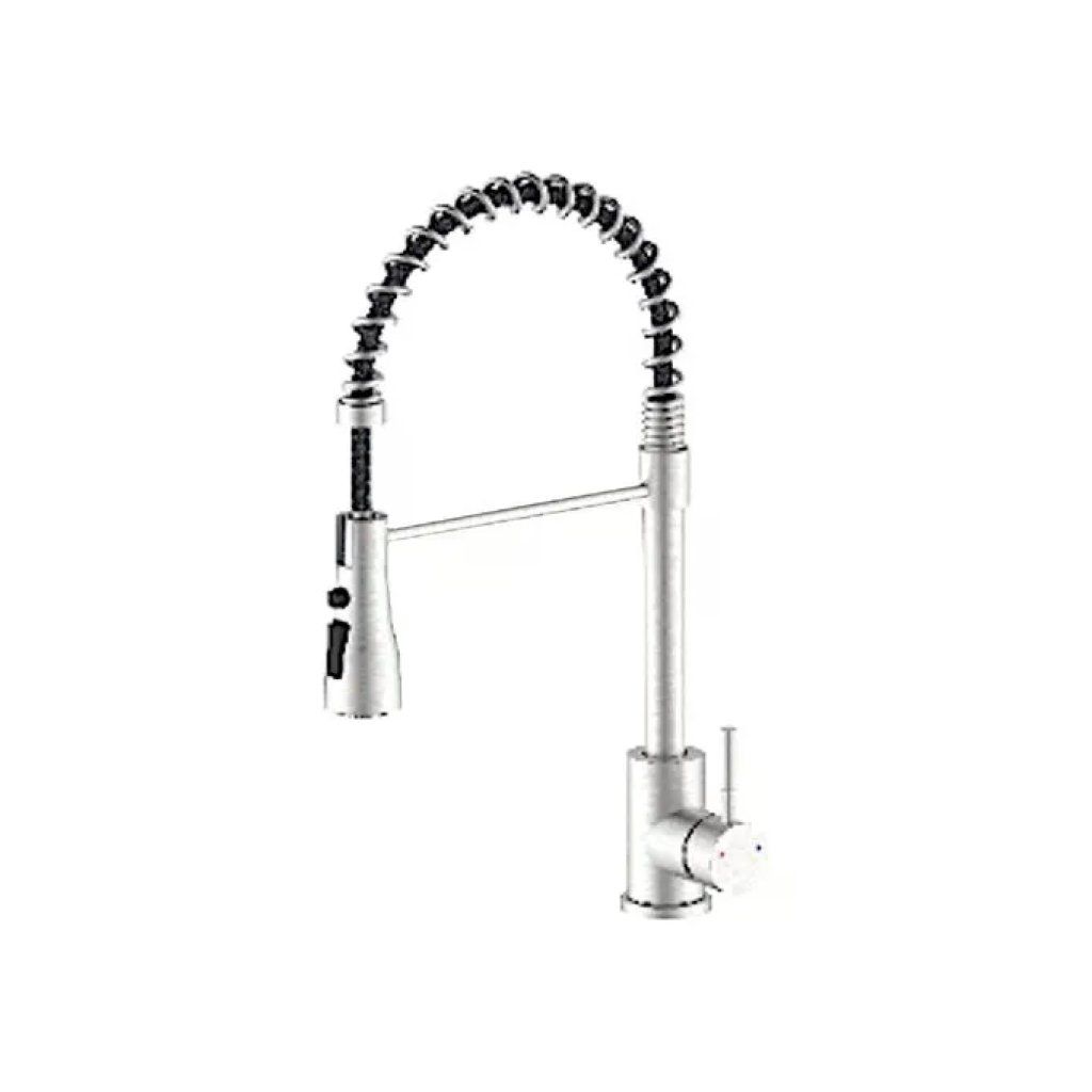 IDRO BRIC Miscelatore da Cucina Montreal in Acciaio Inox con Doccetta Estraibile IDRO BRIC Miscelatore da Cucina Montreal in Acciaio Inox con Doccetta Estraibile