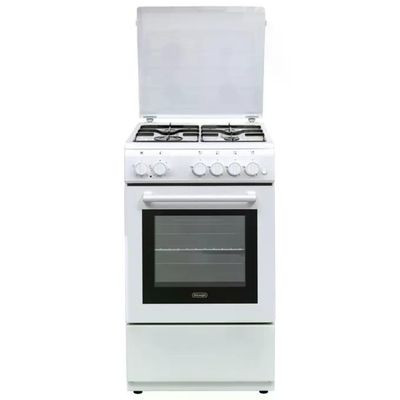 DELONGHI De’Longhi DL554EW2 Cucina a Gas 50 cm con Forno Elettrico Multifunzione 52 L, Bianca DELONGHI De’Longhi DL554EW2 Cucina a Gas 50 cm con Forno Elettrico Multifunzione 52 L, Bianca