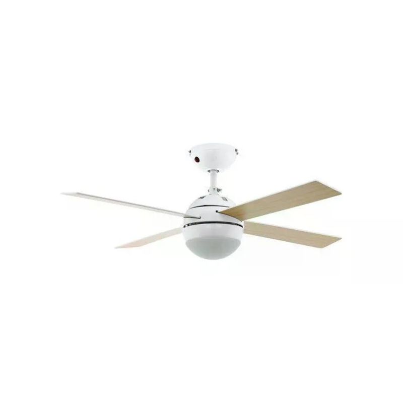 EGLO 56036 Ventilatore da Soffitto Bianco con Telecomando, 4 Pale e Diametro 106,6 cm EGLO 56036 Ventilatore da Soffitto Bianco con Telecomando, 4 Pale e Diametro 106,6 cm