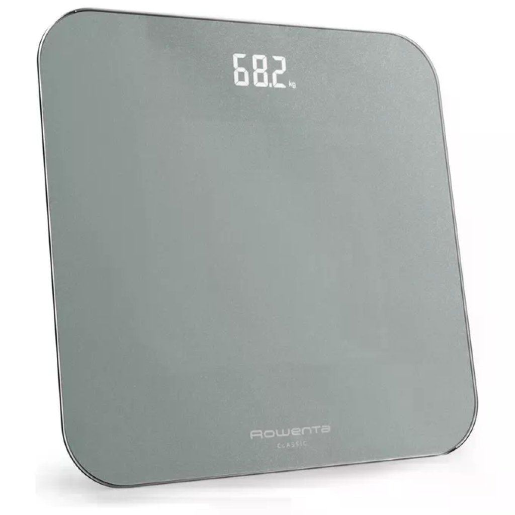 Rowenta Classic 2.0 BS1903V0 Bilancia Pesapersone Digitale, 180 kg, 31 x 31 cm, Eucalipto