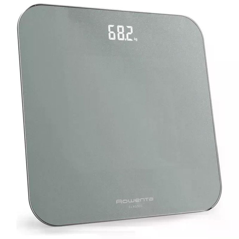 Rowenta Classic 2.0 BS1903V0 Bilancia Pesapersone Digitale, 180 kg, 31 x 31 cm, Eucalipto