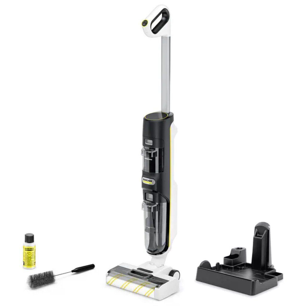 KARCHER Kärcher FCV 4 Aspirapolvere Lavapavimenti 3 in 1, Senza Filo, 180 W