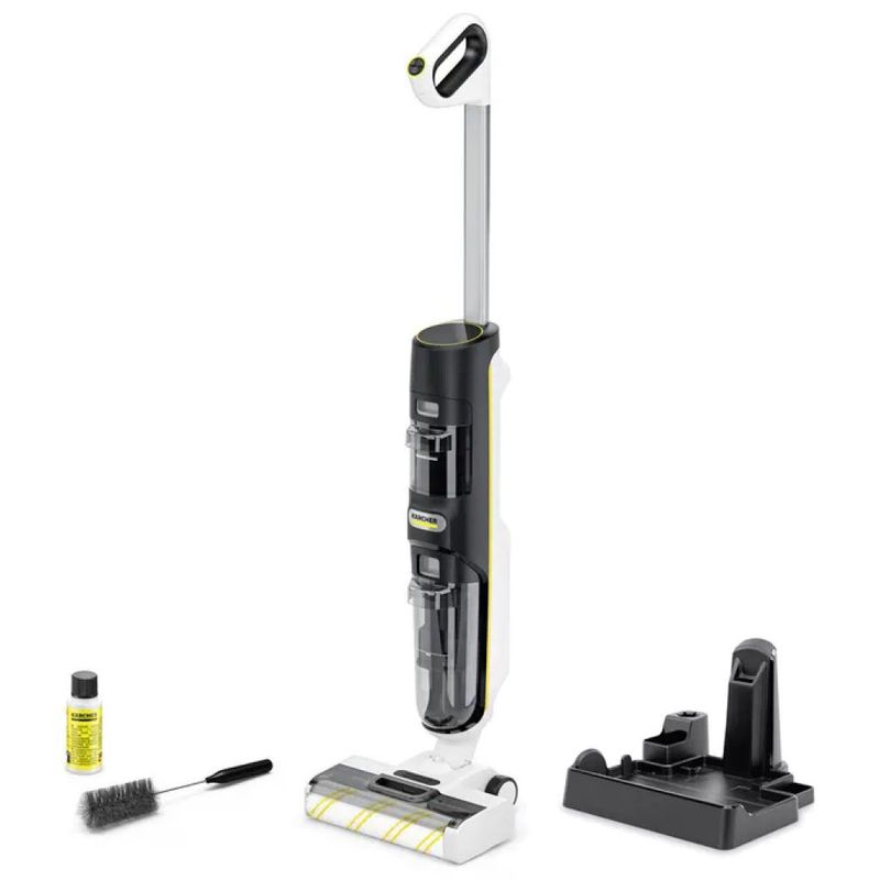 KARCHER Kärcher FCV 4 Aspirapolvere Lavapavimenti 3 in 1, Senza Filo, 180 W KARCHER Kärcher FCV 4 Aspirapolvere Lavapavimenti 3 in 1, Senza Filo, 180 W