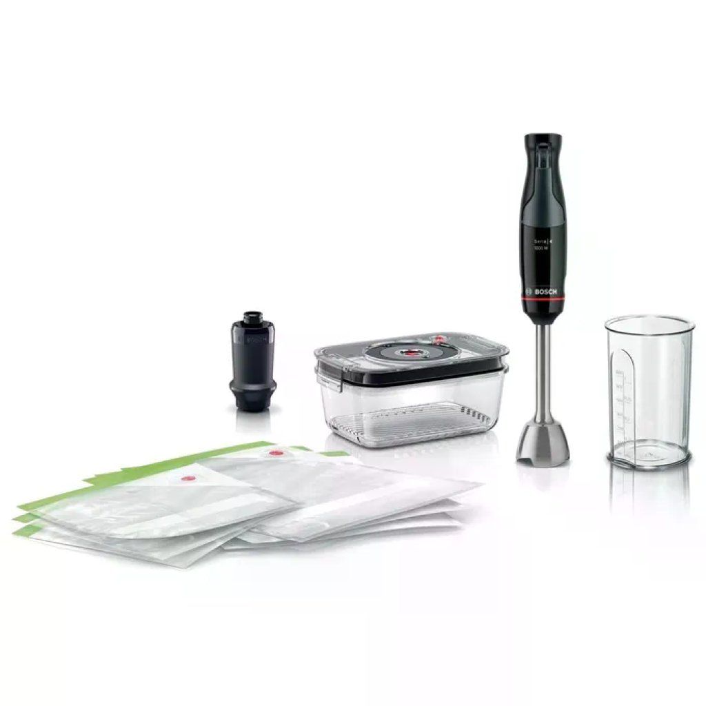 Bosch Serie 4 MSM4B6V2 Frullatore a Immersione 1000 W con Bicchiere Graduato