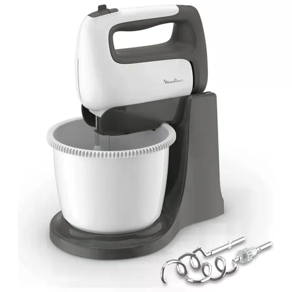Moulinex HM4641 Prep'Mix Sbattitore Elettrico 500W 5 Velocita' Turbo Ciotola Auto-Rotante 2
