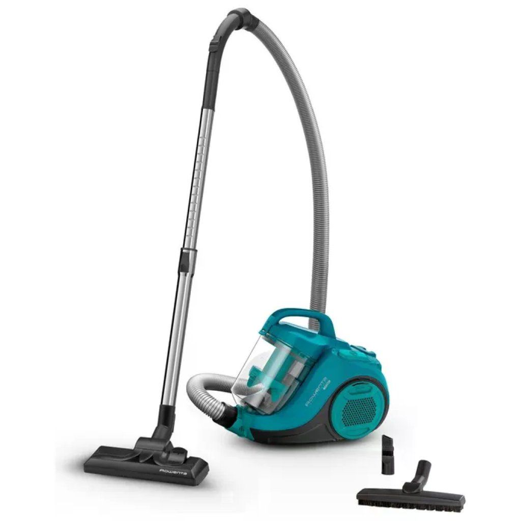 Rowenta Swift Power Cyclonic RO2932EA Aspirapolvere a Cilindro Senza Sacchetto, 750 W, 1,2 L, Turchese
