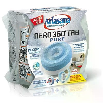 HENKEL Ariasana Aero 360° Tab Inodore – Ricarica Assorbiumidità 450 g