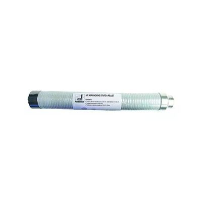 M.M.B MBM Kit Aspirazione per Stufe a Pellet, Tubo Flessibile Bianco DN 50 mm, 45–150 cm