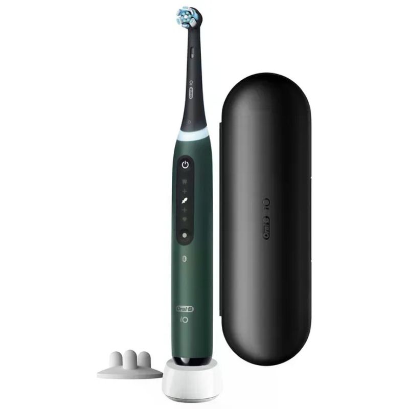 Oral-B iO 5 Spazzolino Elettrico Verde con Custodia da Viaggio Oral-B iO 5 Spazzolino Elettrico Verde con Custodia da Viaggio