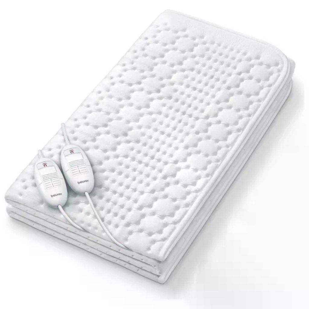 Beurer TS26 Coprimaterasso Termico Matrimoniale Micropile 2 Zone 3 Livelli 140x150 cm colore Bianco Beurer TS26 Coprimaterasso Termico Matrimoniale Micropile 2 Zone 3 Livelli 140x150 cm colore Bianco
