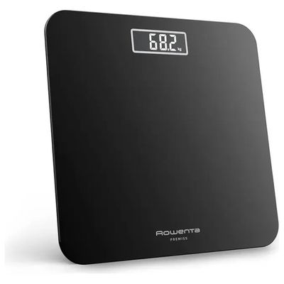 Rowenta Premiss 2.0 BS1803V0 Bilancia Pesapersone Digitale Nera, 160 kg